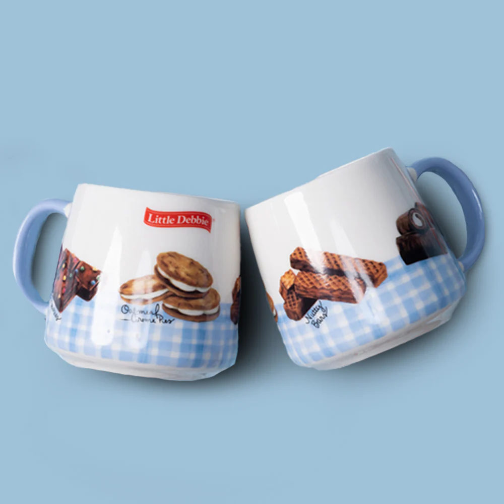 Little Debbie® Gingham Coffee Mug - Image 4