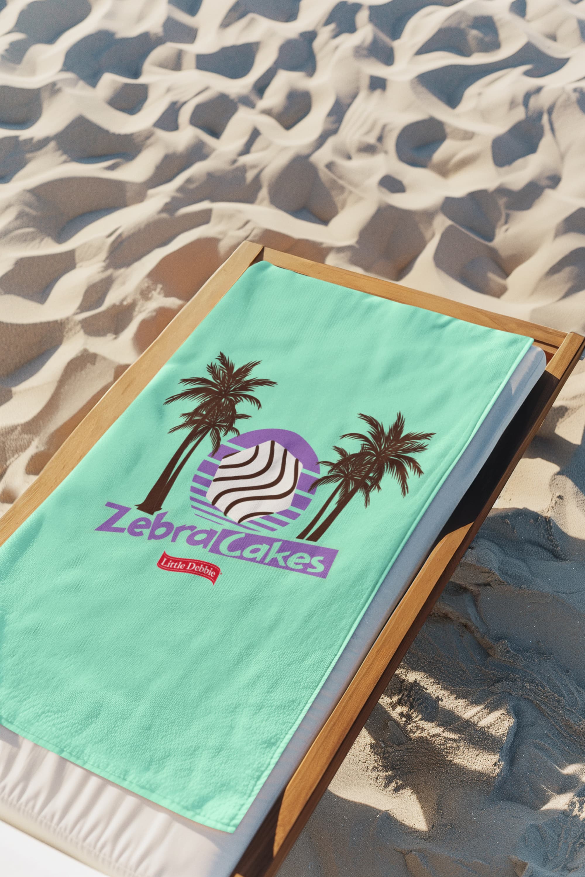 Zebra® Cakes Palm Beach Towel - Image 3