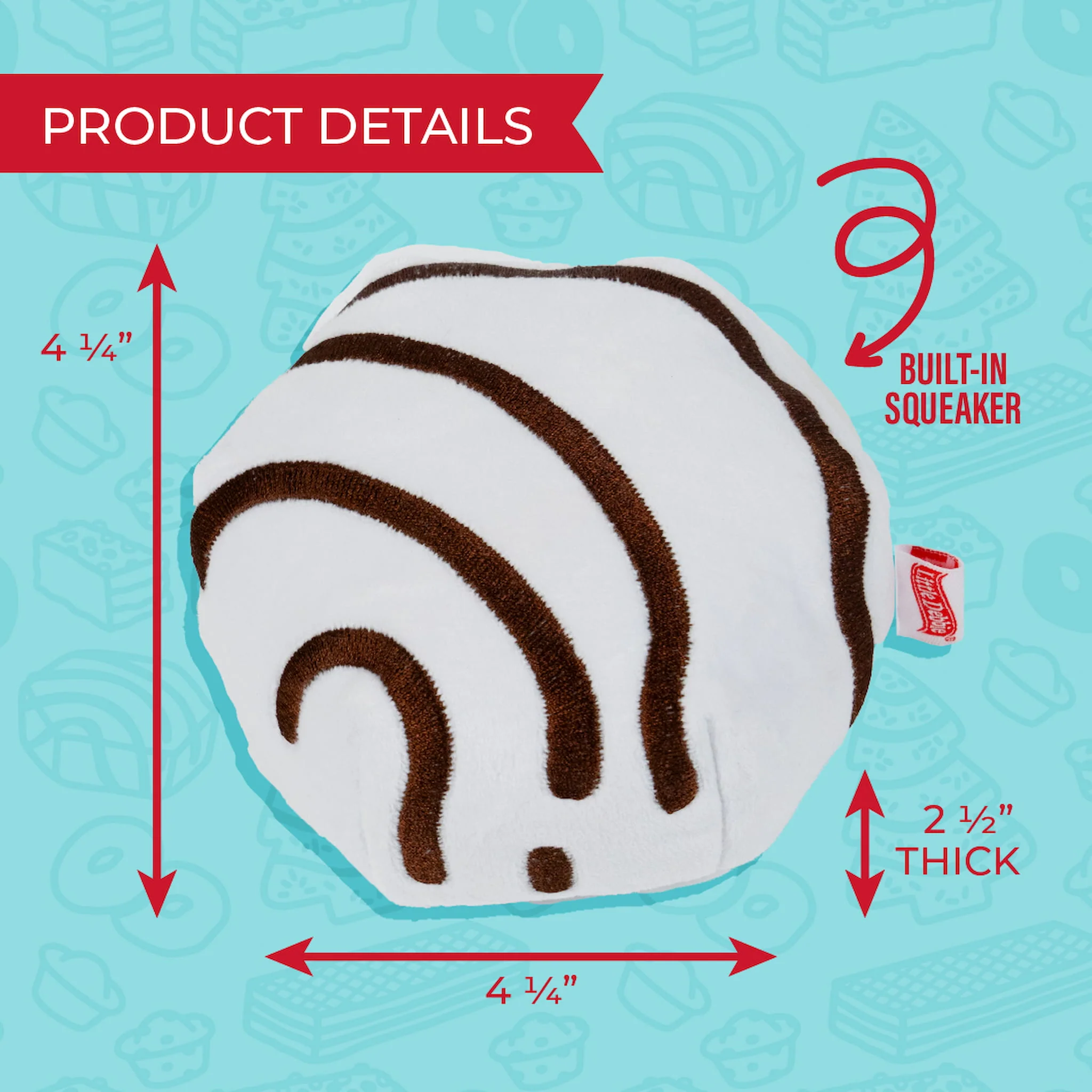 Zebra® Cakes Small Dog Toy - Image 4